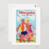 Margate adverteren poster briefkaart (Voorkant / Achterkant)