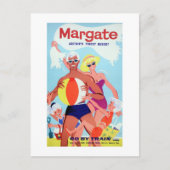 Margate adverteren poster briefkaart (Voorkant)