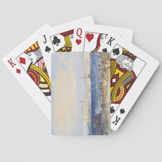 Margate, c.1822 (w/c op papier) speelkaarten (Achterkant)