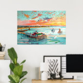 Margate England Vintage Poster (Thuiskantoor)