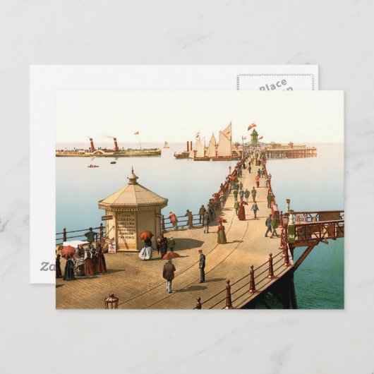 Margate Jetty  British Seaside Briefkaart (Voorkant / Achterkant)
