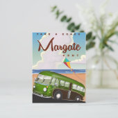 Margate Kent  Coach reisposter Briefkaart (Staand voorkant)