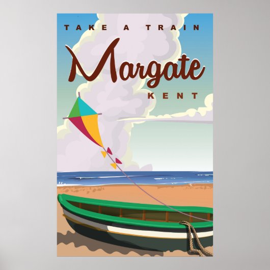 Margate Kent vintage poster (Voorkant)
