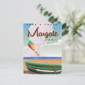 Margate Kent vintage reisposter Briefkaart (Staand voorkant)