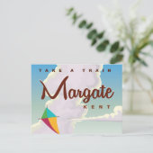 Margate Kent vintage reisposter Briefkaart (Staand voorkant)