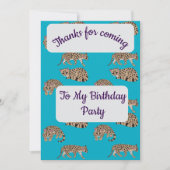 Margays Thank you Card Kaart (Voorkant)