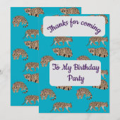 Margays Thank you Card Kaart (Voorkant / Achterkant)