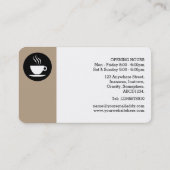 Marge Circle - Koffie b69f85 Visitekaartje (Achterkant)