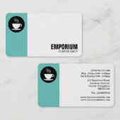 Marge Cirkel - Aqua Blue 6bc3bb Visitekaartje (Voorkant / Achterkant)