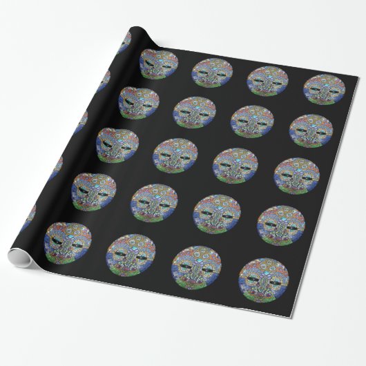 Marge Mosaic Mask Cadeaupapier (Uitgerold)