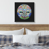 Marge Mosaic Mask Canvas Afdruk (Insitu (Slaapkamer))