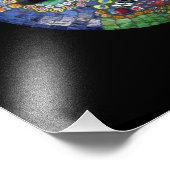 Marge Mosaic Mask Foto Afdruk (Hoek)