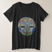 Marge Mosaic Mask Grote Maat T-shirt (Design voorkant)