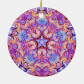 Marged Kaleidoscope Star Ornament (Achterkant)