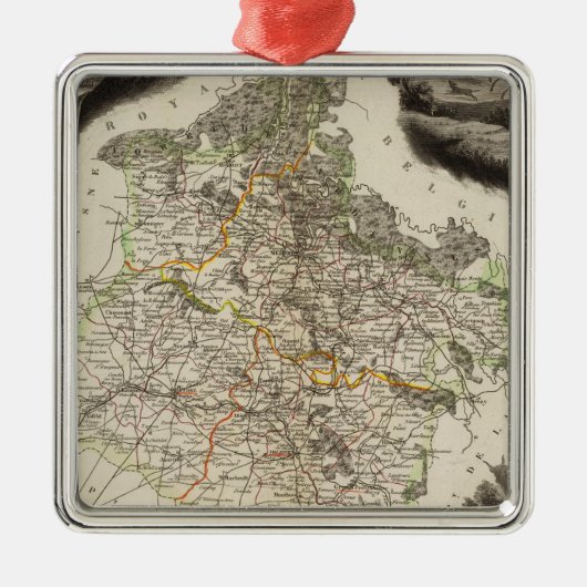 Margeillustraties Metalen Ornament (Voorkant)
