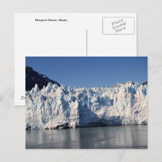 Margerie Glacier, Alaska Briefkaart (Voorkant / Achterkant)