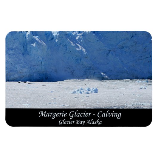 Margerie Glacier Calving/Glacier Bay Alaska Magneet (Horizontaal)