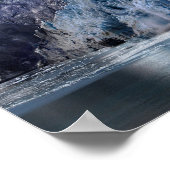 Margerie Glacier Calving Poster (Hoek)