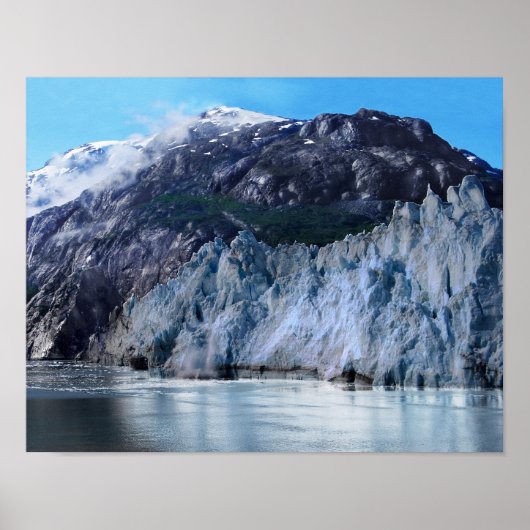 Margerie Glacier Calving Poster (Voorkant)