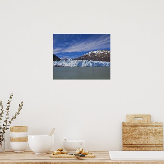 Margerie Glacier in Glacier Bay NP Poster (Keuken)