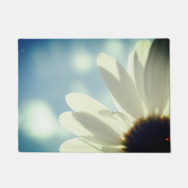 Margerite Gänseblümchen blauer Himmel Sommer Motiv Deurmat (Voorkant)