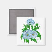 Margeriten Blume Magneet (Voorkant / Achterkant)