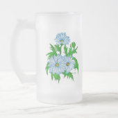 Margeriten Blume Matglas Bierpul (Links)