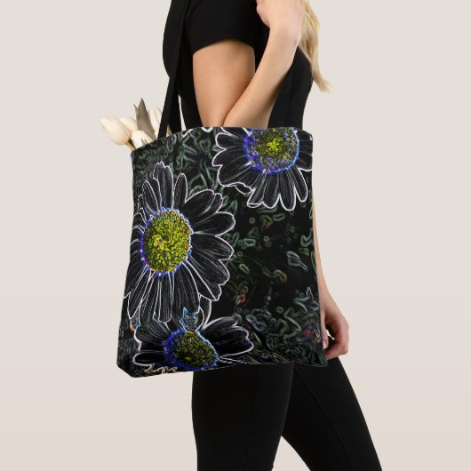 Margeriten Blumen Tote Bag (Dichtbij)