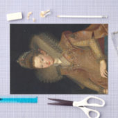 Margherita Gonzaga Prinses van Mantua door Pourbus Tissuepapier (Craft)