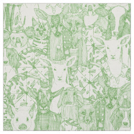 margherita menagerie pizzapartij groene stof