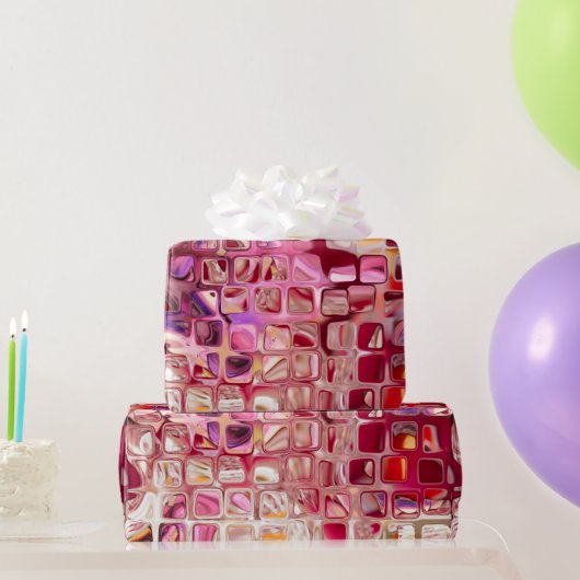 Margi Modern Elegant Chic Wrapping Paper Cadeaupapier (Feestgeschenken)