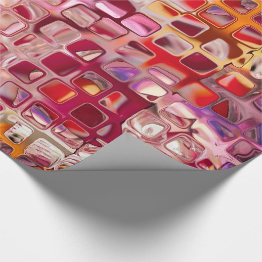 Margi Modern Elegant Chic Wrapping Paper Cadeaupapier (Hoek)