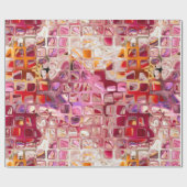 Margi Modern Elegant Chic Wrapping Paper Cadeaupapier (Vlak)