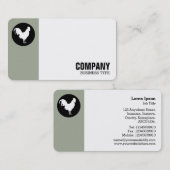 Margin Circle - Cocreel - woestijnplek Visitekaartje (Voorkant / Achterkant)