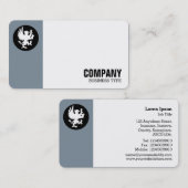 Margin Circle - Griffin - Cool Gray 7e8f9c Visitekaartje (Voorkant / Achterkant)