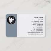 Margin Circle - Griffin - Cool Gray 7e8f9c Visitekaartje (Achterkant)