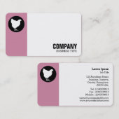 Margin Circle - Hen - Cashmere Roos Visitekaartje (Voorkant / Achterkant)