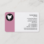 Margin Circle - Hen - Cashmere Roos Visitekaartje (Achterkant)