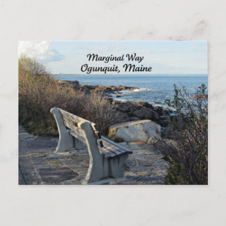 Marginal Way, Ogunquit, Maine Briefkaart