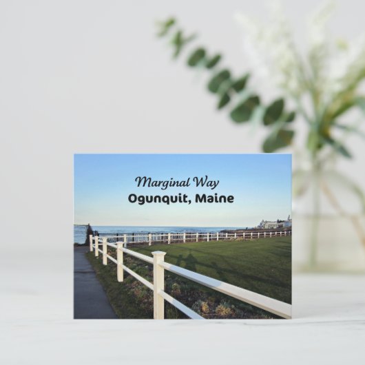 Marginal Way, Ogunquit, Maine Briefkaart (Staand voorkant)