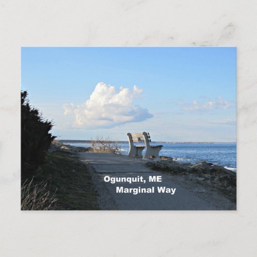 Marginal Way, Ogunquit, Maine Briefkaart (Voorkant)