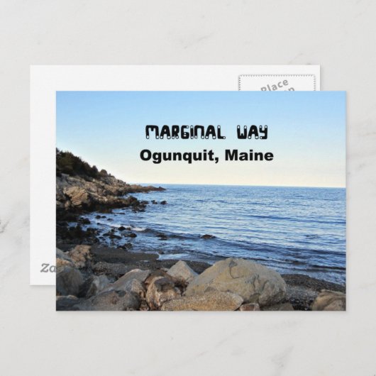 Marginal Way, Ogunquit, Maine Briefkaart (Voorkant / Achterkant)
