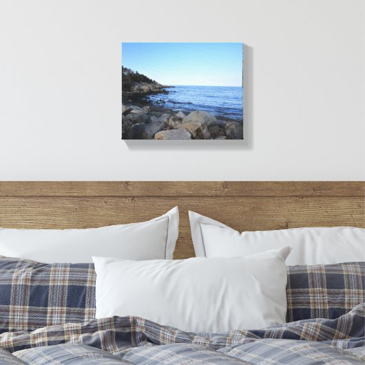 Marginal Way, Ogunquit, Maine Canvas Afdruk (Insitu (Slaapkamer))