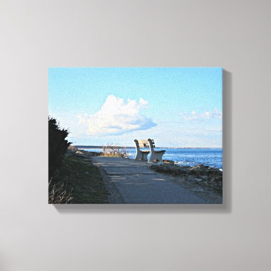 Marginal Way, Ogunquit, Maine Canvas Afdruk (Voorkant)
