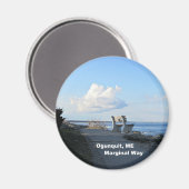 Marginal Way, Ogunquit, Maine Magneet (Voorkant / Achterkant)