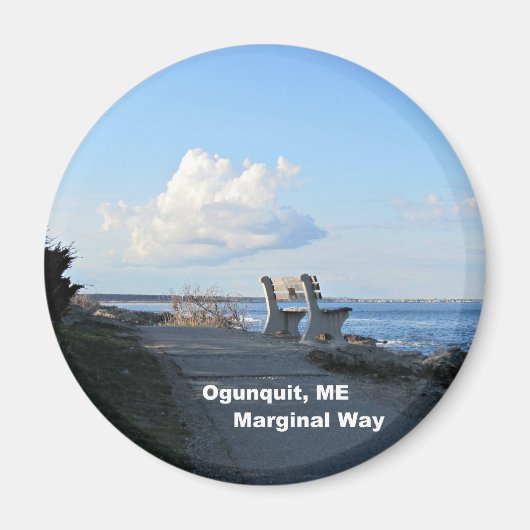 Marginal Way, Ogunquit, Maine Magneet (Voorkant)