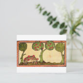 Marginalia Hedgehog Briefkaart (Staand voorkant)