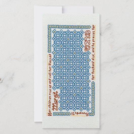 "Margit" 8 x 4" platte Kaart (Voorkant)