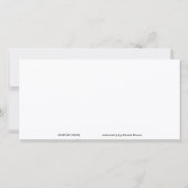 "Margit" 8 x 4" platte Kaart (Achterkant)