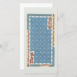 "Margit" 8 x 4" platte Kaart